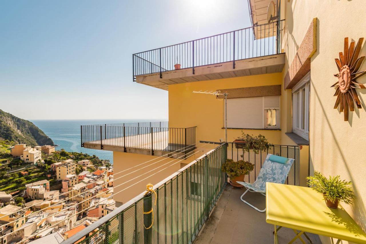 Cinque Terre D'Amare Sea View Big Apartment For Travel Lovers ريوماجّوري المظهر الخارجي الصورة