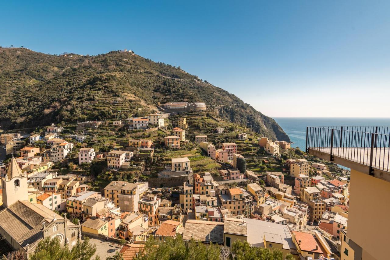 Cinque Terre D'Amare Sea View Big Apartment For Travel Lovers ريوماجّوري المظهر الخارجي الصورة