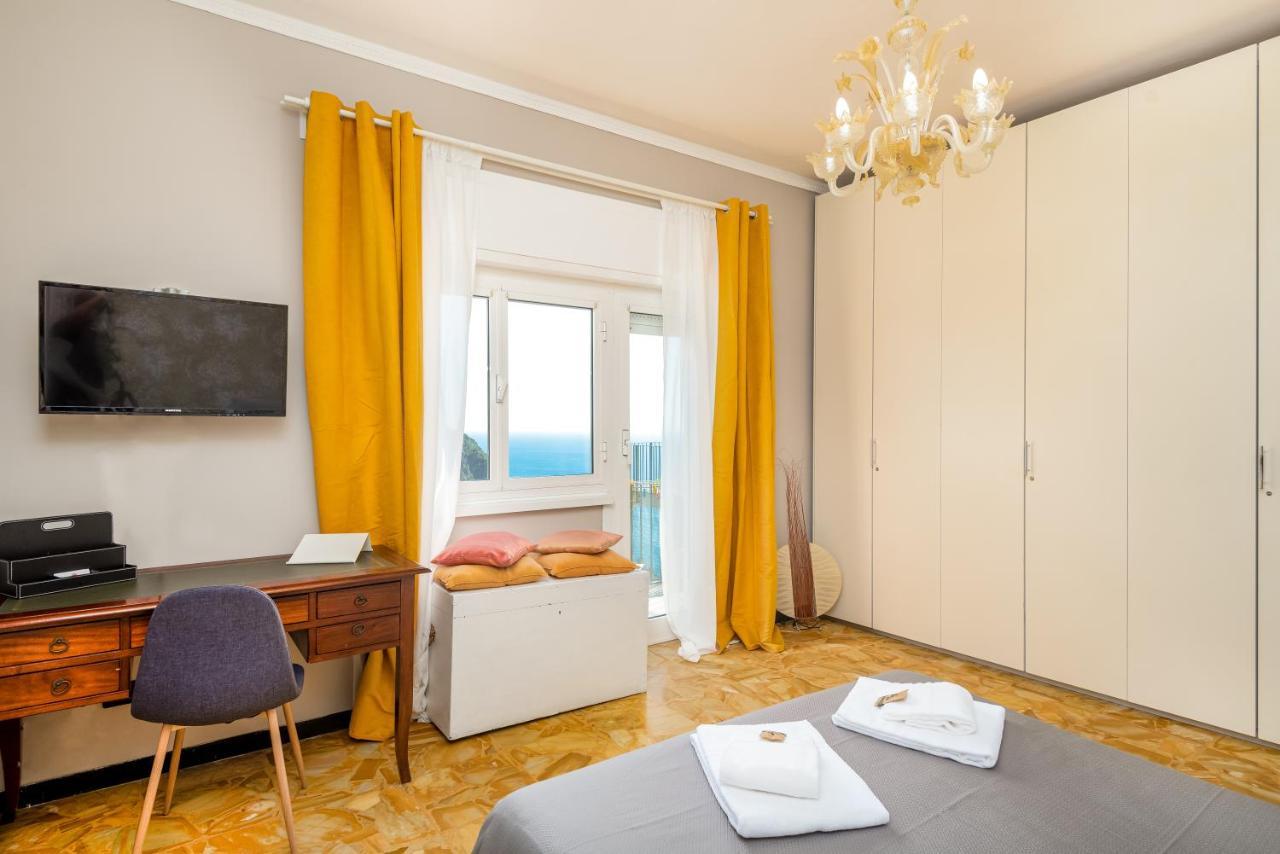 Cinque Terre D'Amare Sea View Big Apartment For Travel Lovers ريوماجّوري المظهر الخارجي الصورة